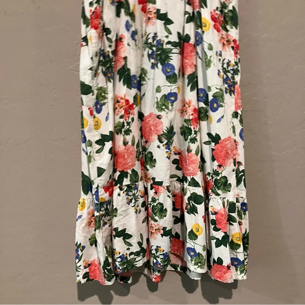 Old Navy Floral Cap Sleeve Fit Flare All Day Sundress Dress Girls Juniors Large